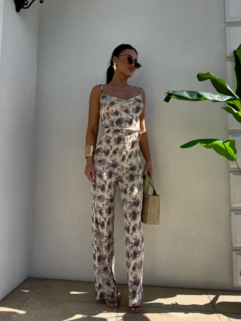 Kombinezon LUXURY – szaro-beż