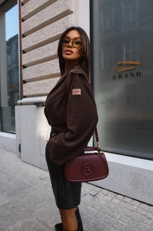 Sweter TELL HER czekolada