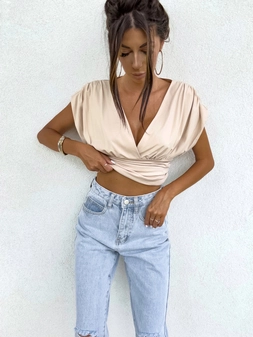 Bluzka VIBE - beżowa C16550