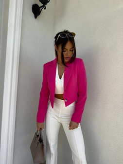 Marynarka SLIM - fuksja