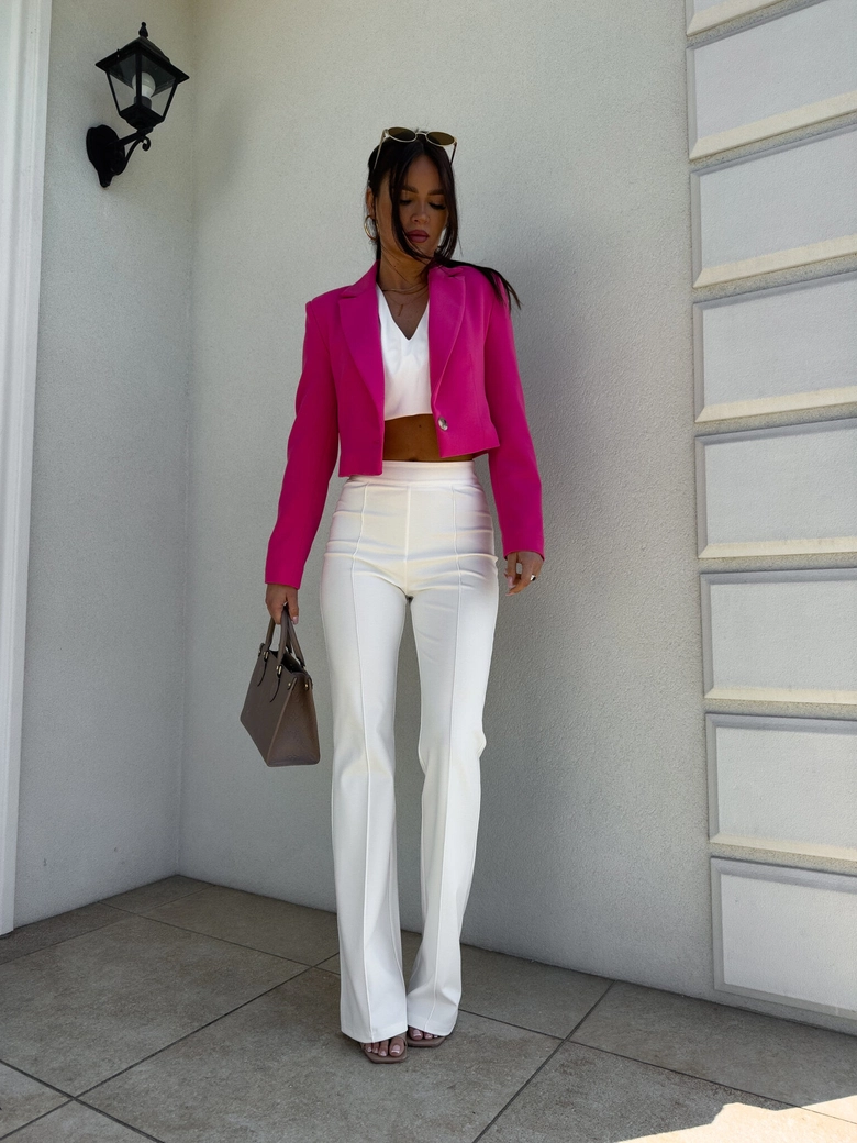 Marynarka SLIM - fuksja