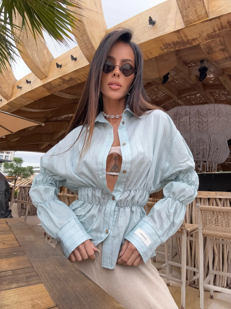 Koszula DEEP SEA mint