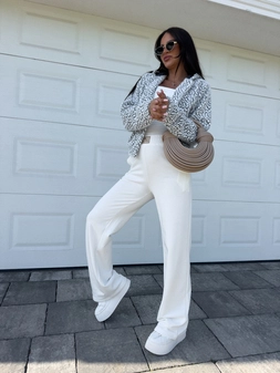 Spodnie SEVEN – ecru