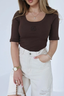 Bluzka damska BG Barbies | czekolada