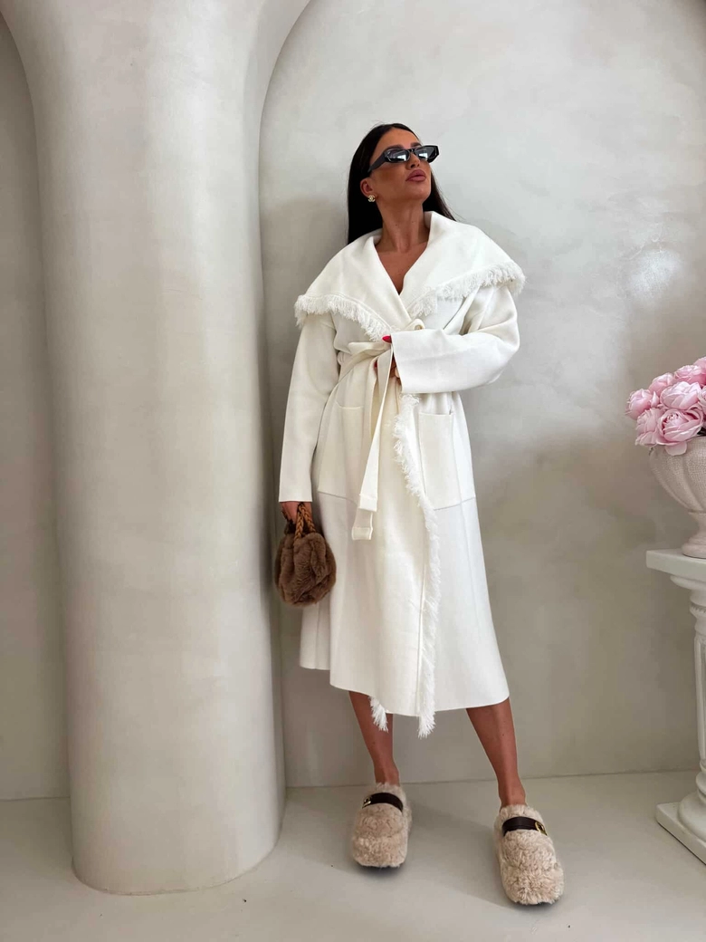 Płaszcz DIVA – ecru