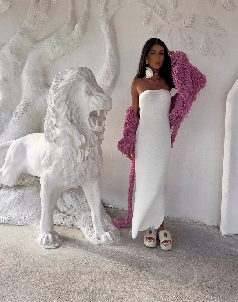 Sukienka SPAIN - ecru