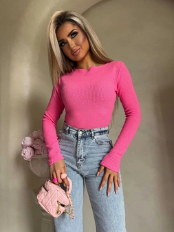 Bluzka SKIN WAFELEK – różowy