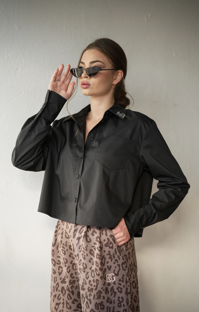 Spodnie damskie BG Mariah | cappuccino (print) T18462