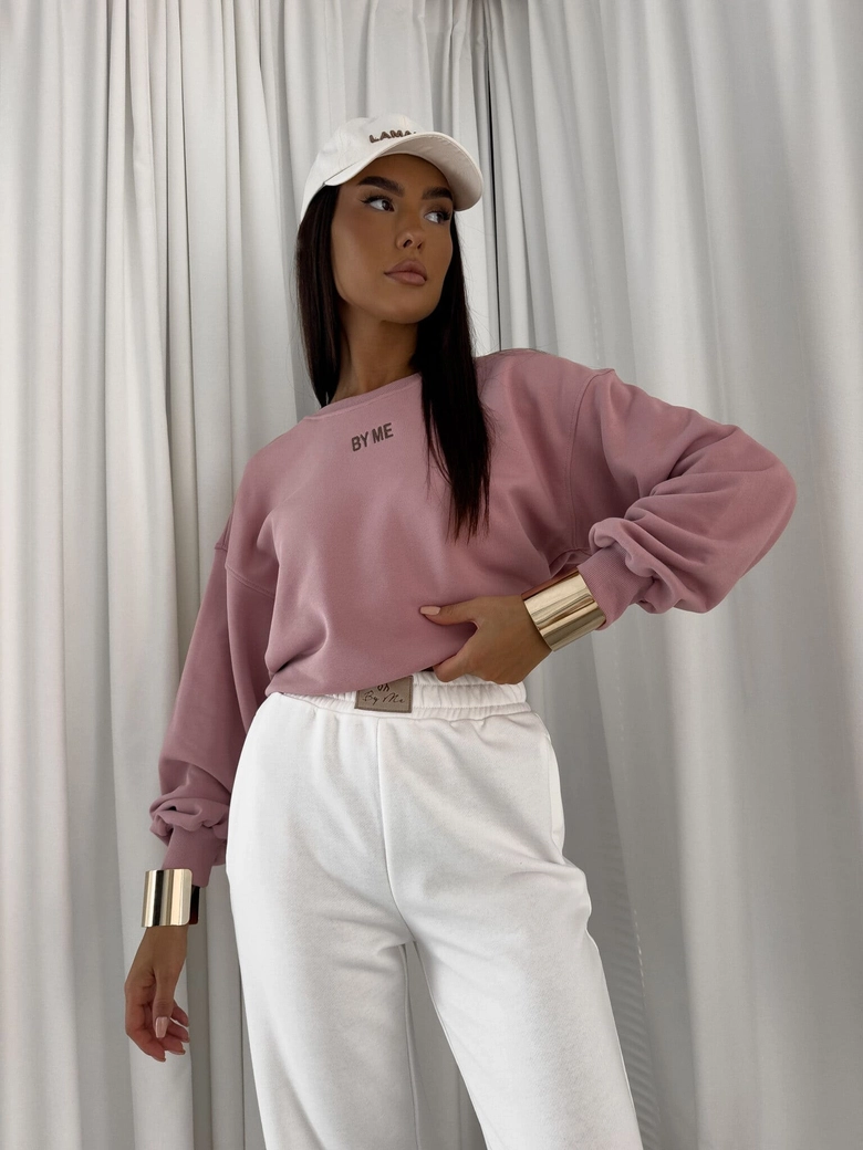 Bluza COTTON - brudny róż