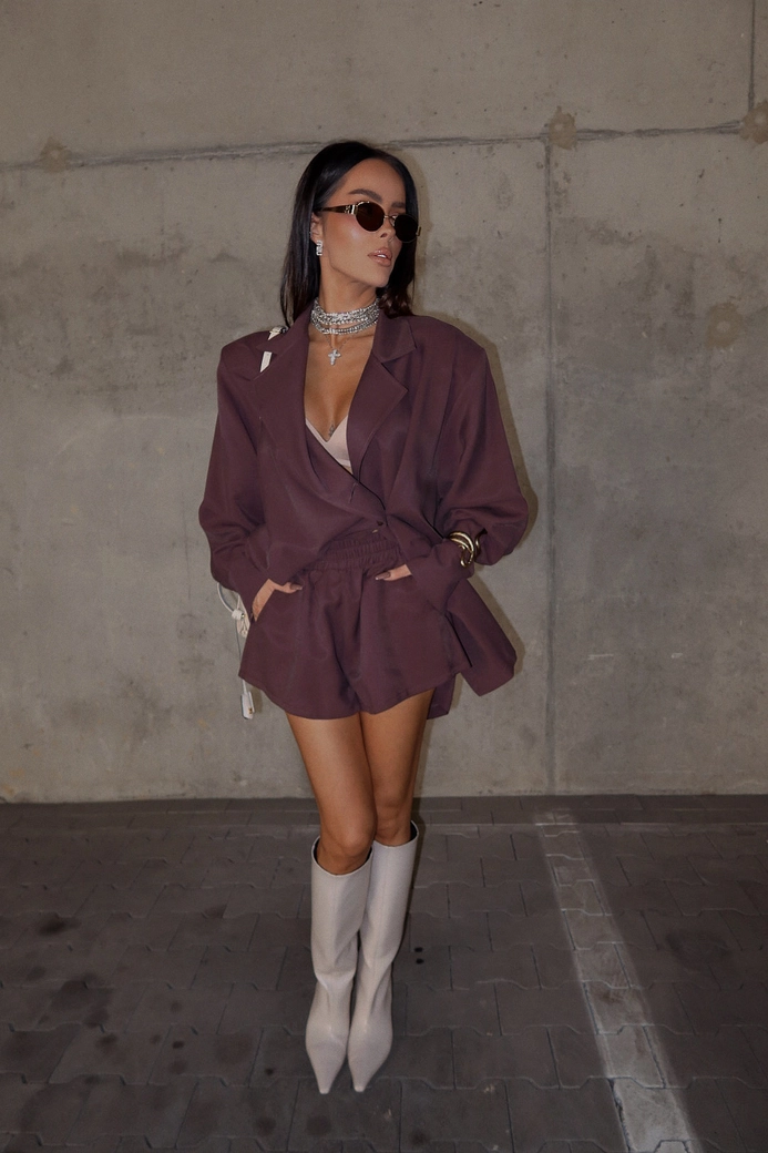 Komplet AFFECT czekolada