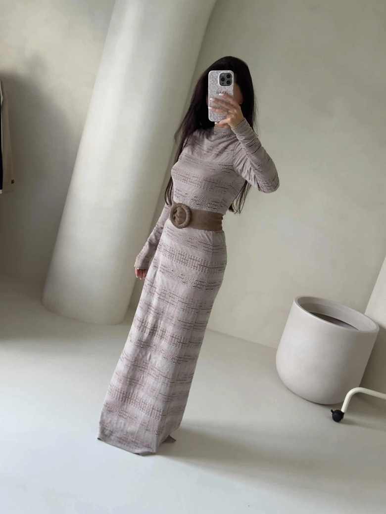 Komplet NIFE – beżowy