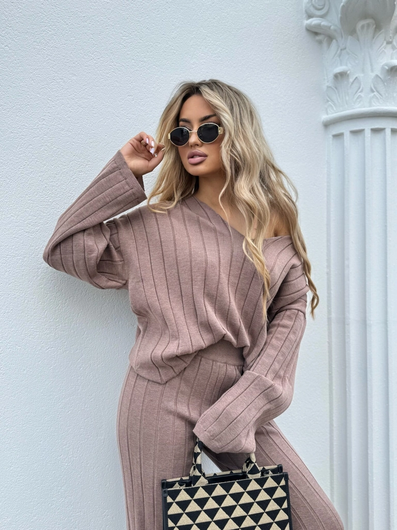 Komplet CANDICE – mokka