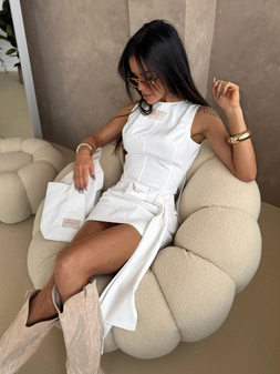 Spódnica DENIM ecru