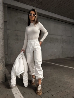 Spodnie NOTHING ecru T16208