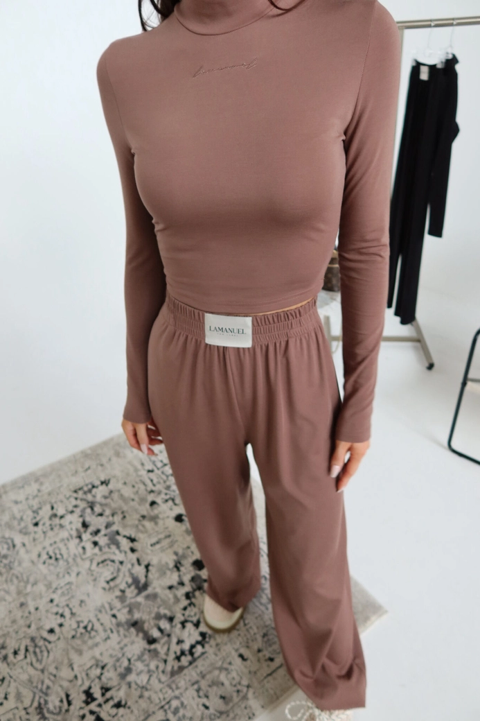 Spodnie BALANCE czekolada