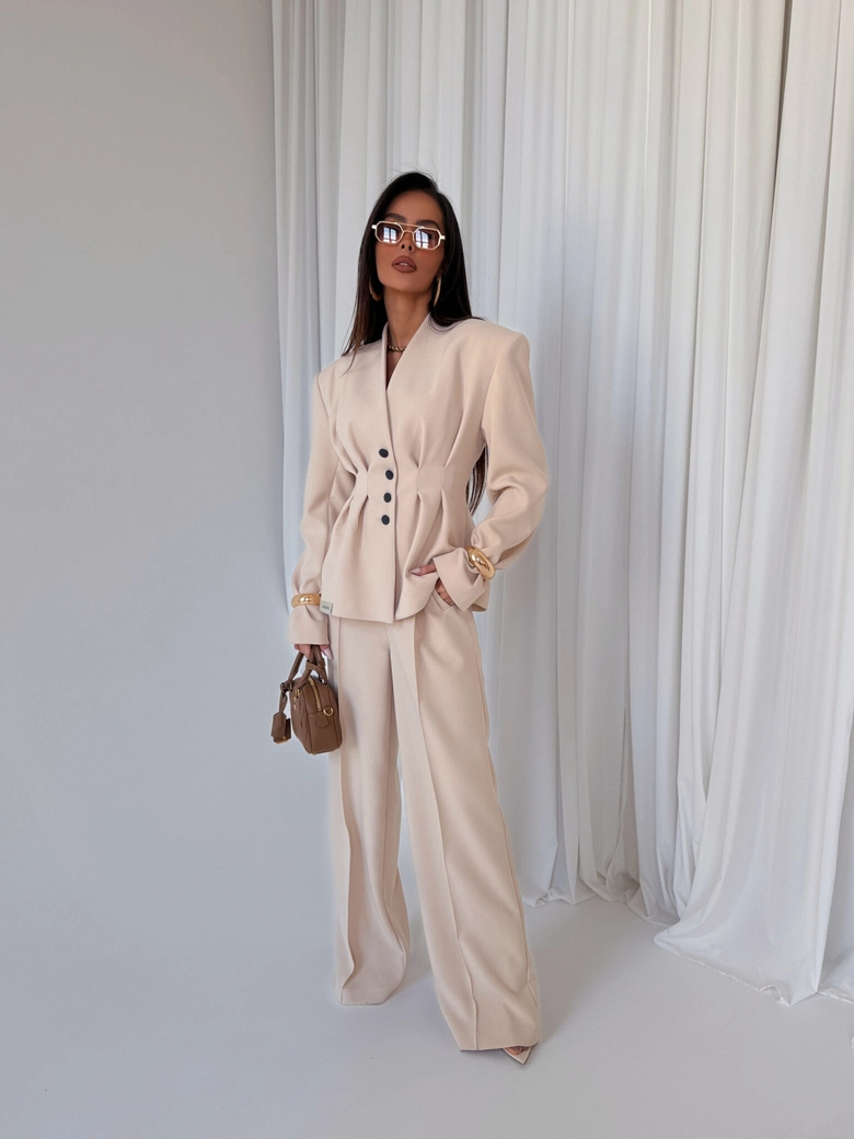 Spodnie BUSINESS beż