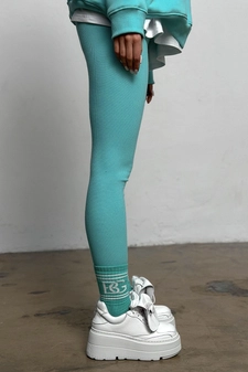Legginsy damskie BG Fit me | mięta G19347