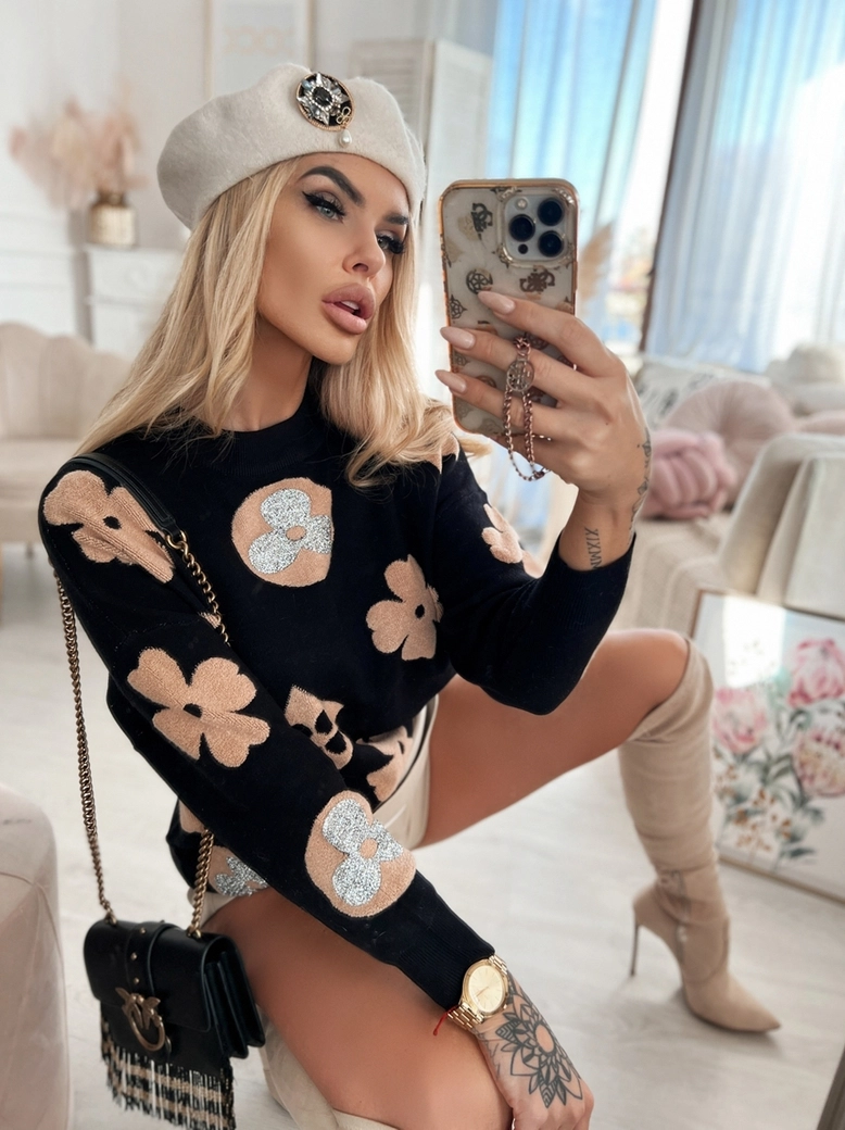 Kozaki muszkieterki beżowe na szpilce I336