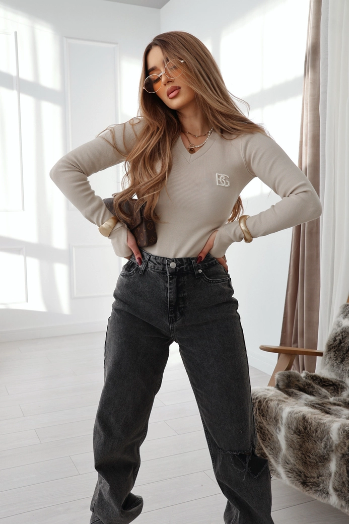 Body damskie BG Lick | beż