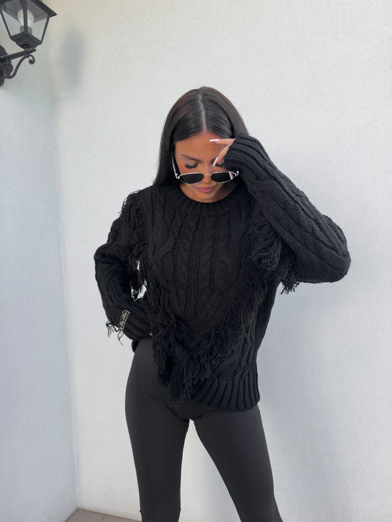 Sweter INDIANA - czarna