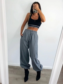 Spodnie pumpy grafitowe Harley T15664