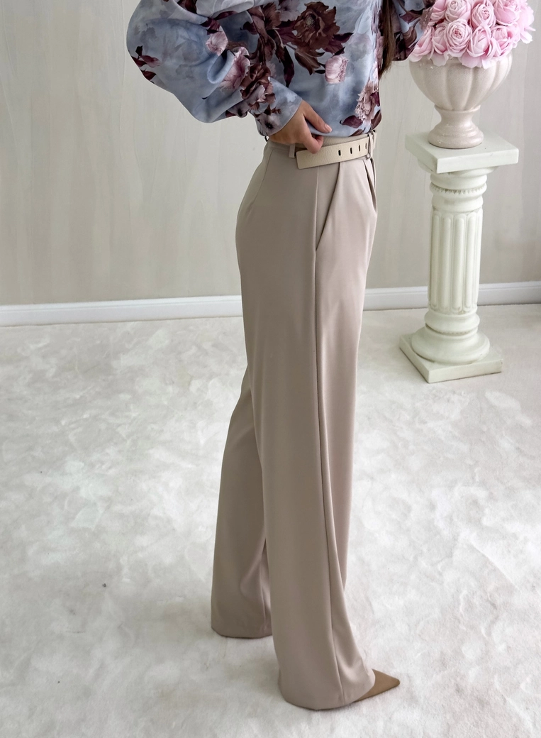 Spodnie SIMPLE - beżowe T19211