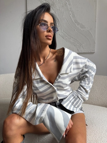 Koszula SAVANNA szara