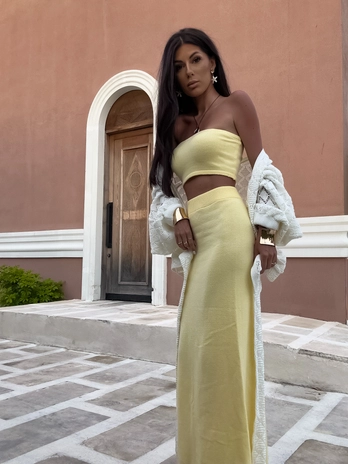 Komplet MEDUSA - żółty