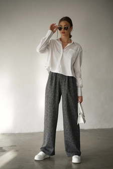 Spodnie damskie BG Mariah | grafit (print) T18504