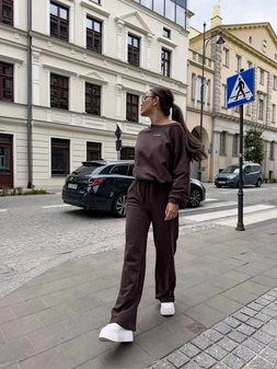 Komplet SYDNEY - czekoladowy