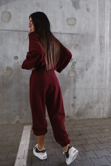 Spodnie THEME bordo