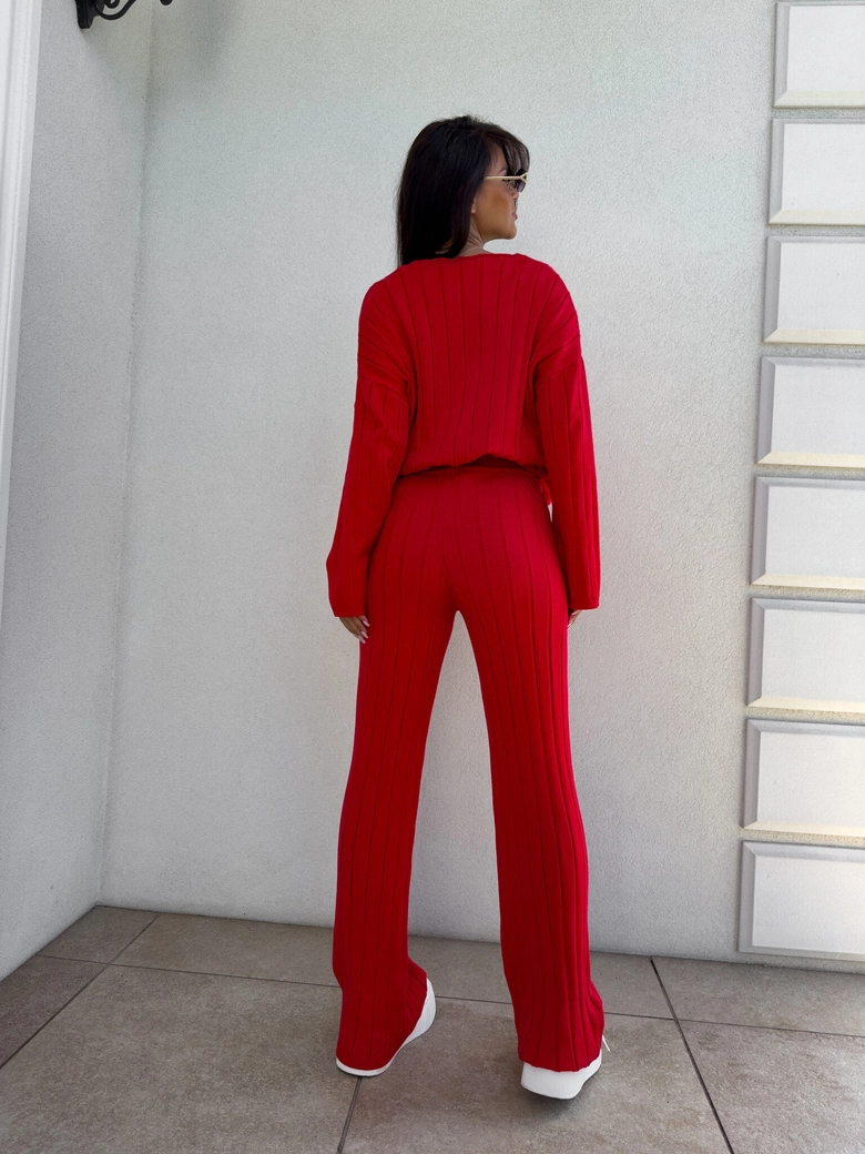 Komplet CANDICE – czerwony