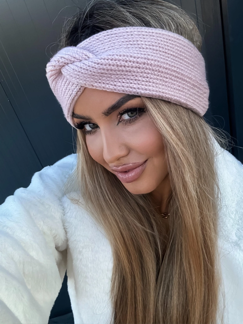 Opaska CATI - pudrowy róż BYME18247