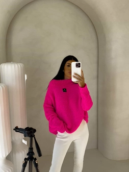 Sweter BUCLA – różowa