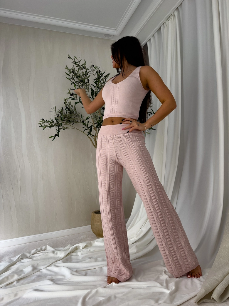 Komplet SAMIRA - pudrowy róż