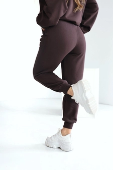 Spodnie damskie BG Brand | gorzka czekolada