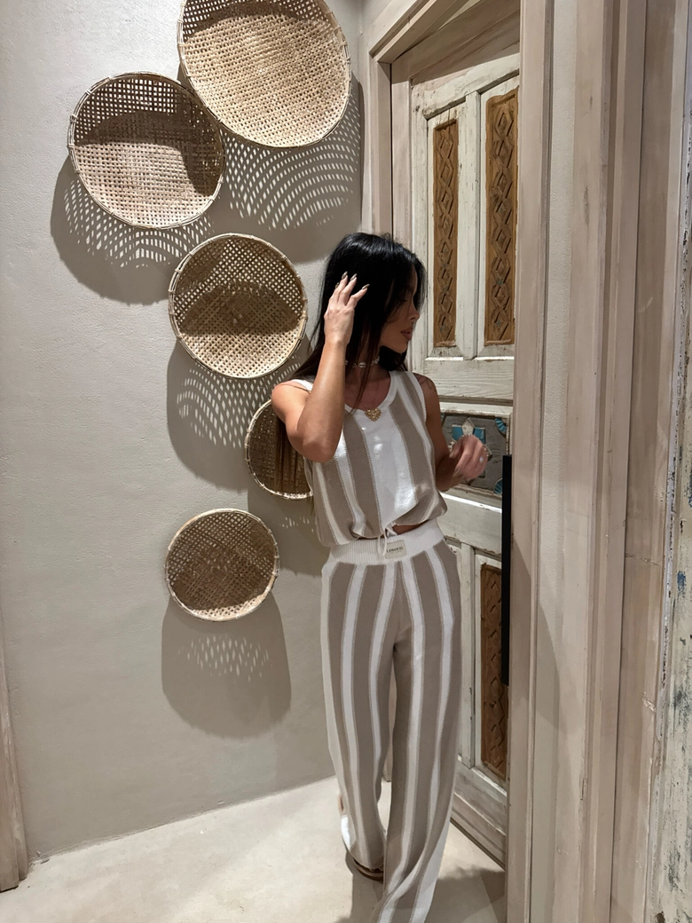 Komplet SANDY ecru/beż