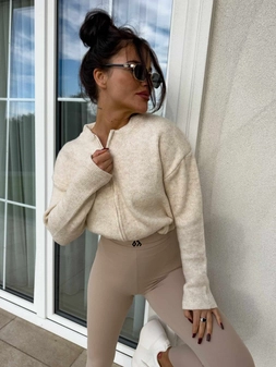 Bomberka MOHAIR - jasny beż