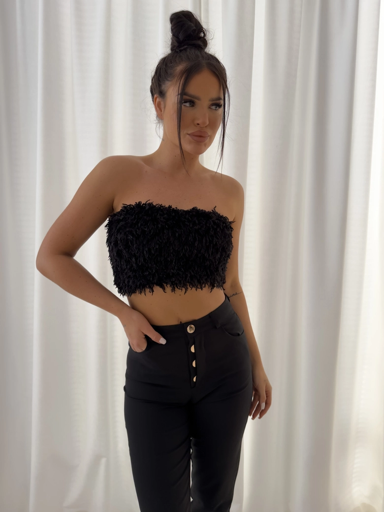 Top AWESOME - czarny