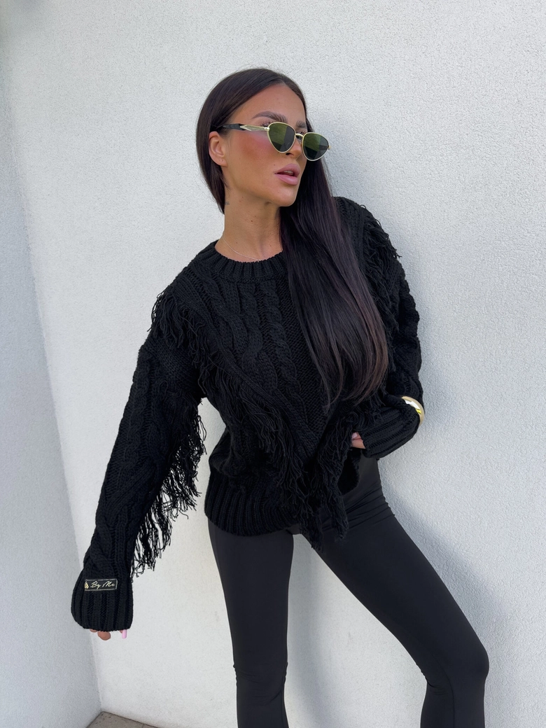 Sweter INDIANA - czarna