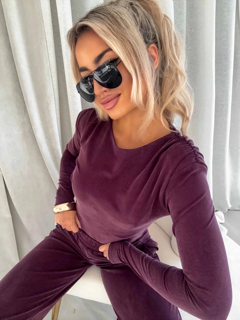 Bluzka LAMIA – bordowa