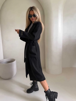 Płaszcz BOSS – czarny