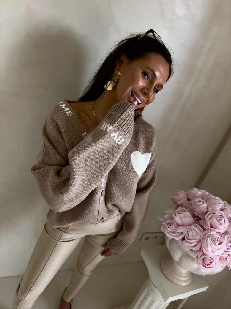 Kardigan SERCA - beżowy