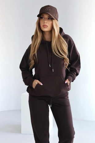 Bluza damska BG Kangoo | gorzka czekolada