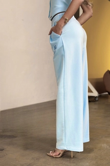 Spodnie damskie BG Prestige | błękit T21106