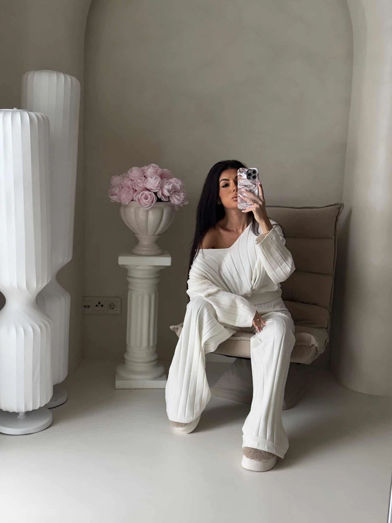 Komplet CANDICE – ecru