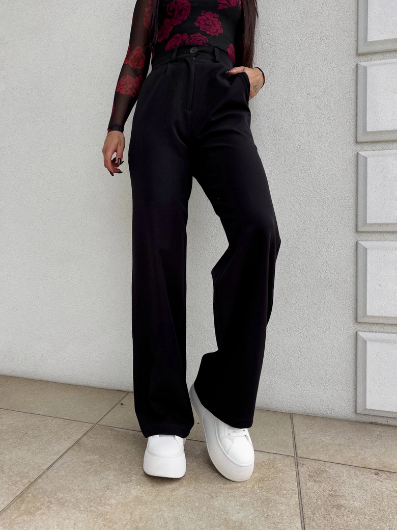 Spodnie SIMPLE - czarne T17695