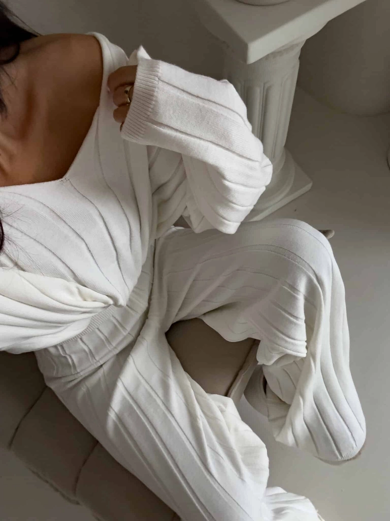 Komplet CANDICE – ecru