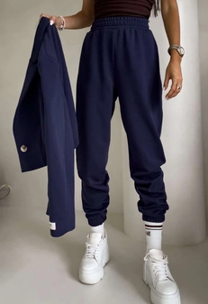 Spodnie dresowe CLASSIC - granatowe