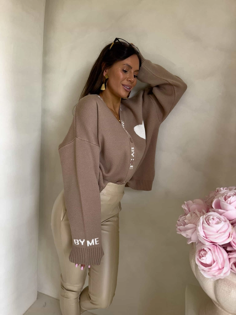 Kardigan SERCA - beżowy